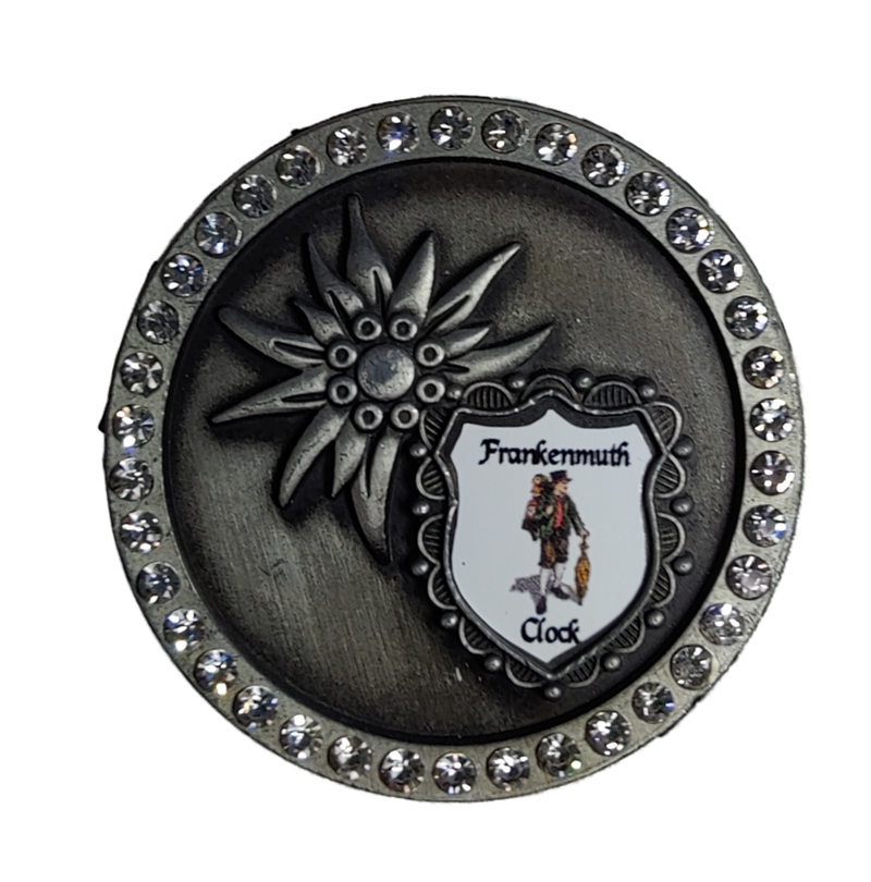 3180 - Metal Edelweiss Flower with FCC Crest