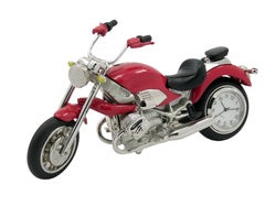 C3307RD - Red Miniature Motorcycle Clock
