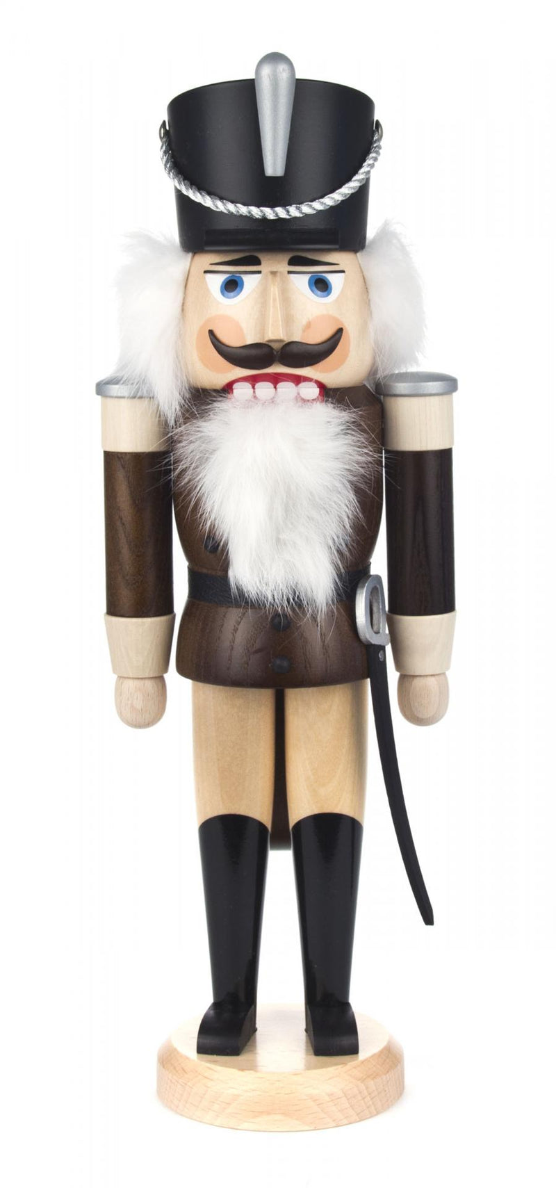 003/212BR - Soldier Nutcracker with Brown & Silver Accents