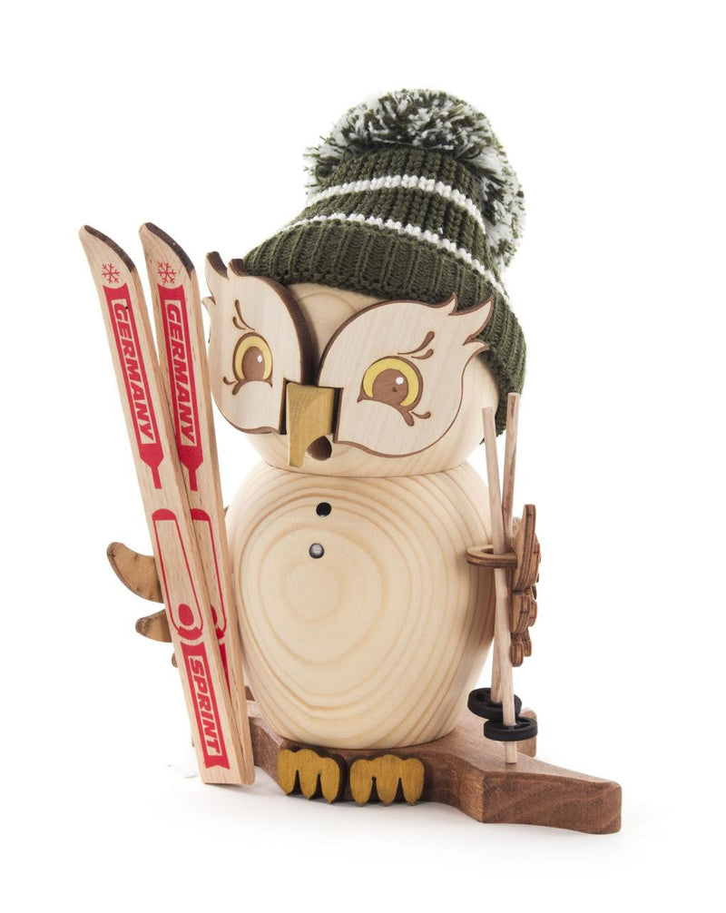 146/1670/9 - Owl with Skis Smoker