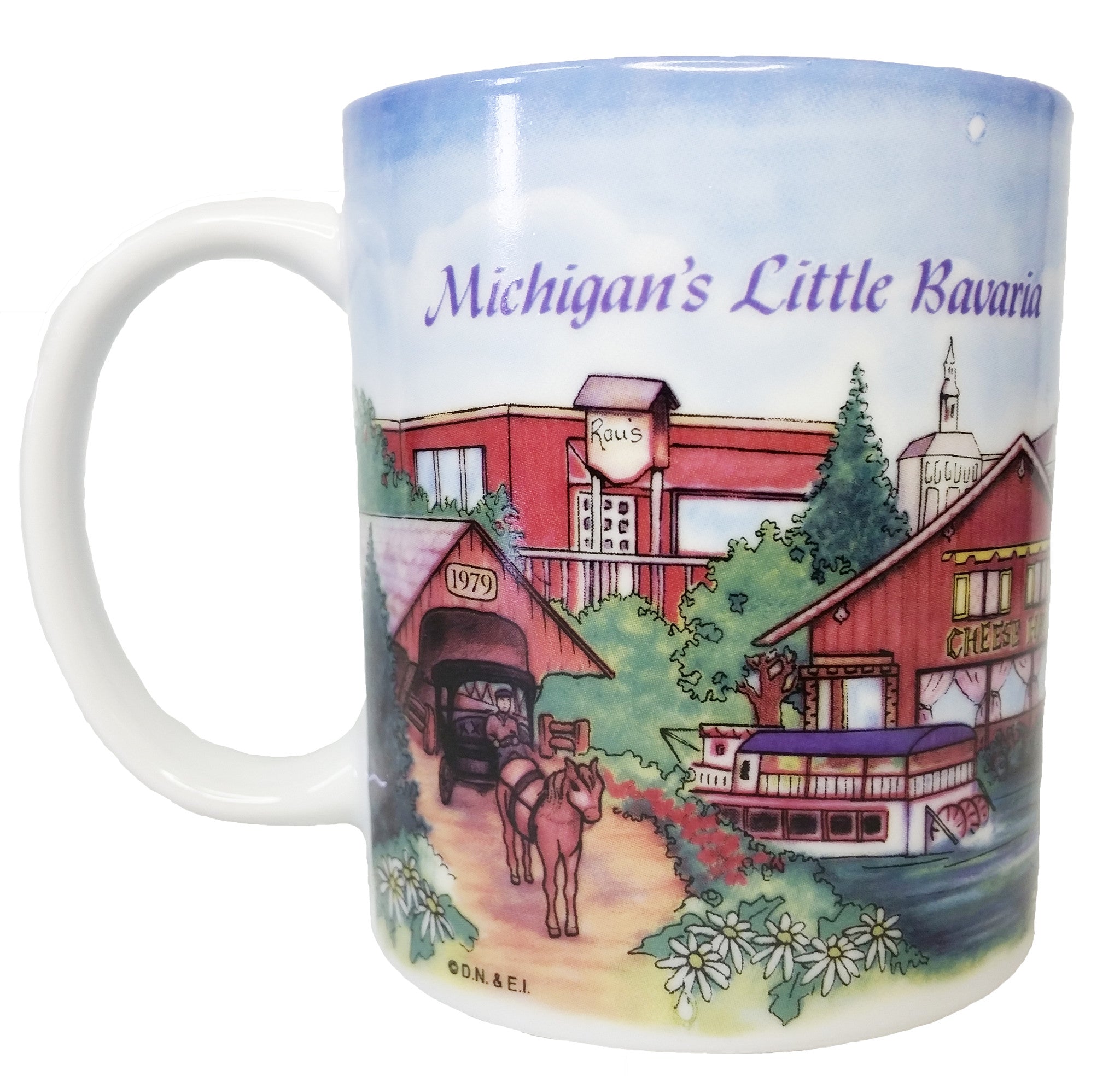 Frankenmuth Coffee Mug Frankenmuth Clock Company Frankenmuth Clock