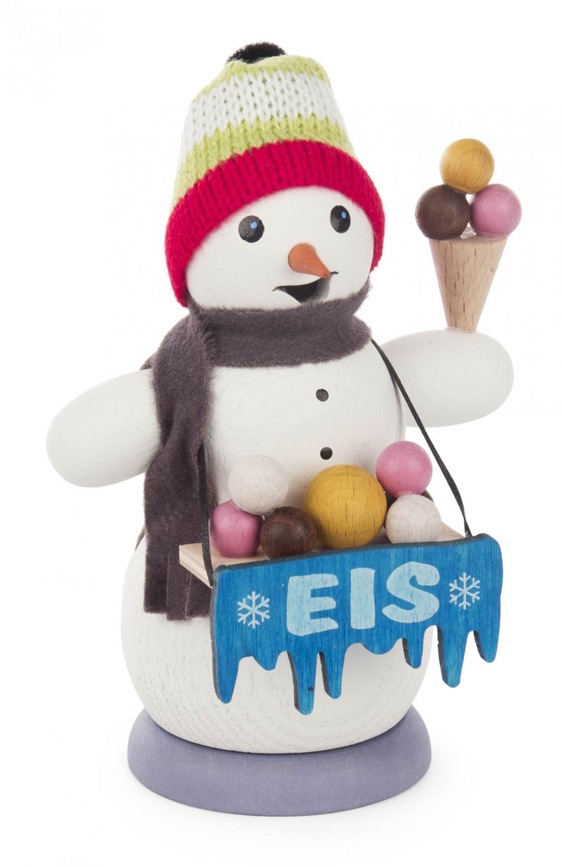 146/1267/25 - Smoker - Snowman with Ice Cream