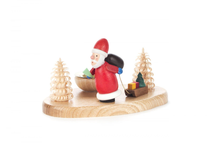 200/050 - Candle Holder with Santa & Trees (14mm)