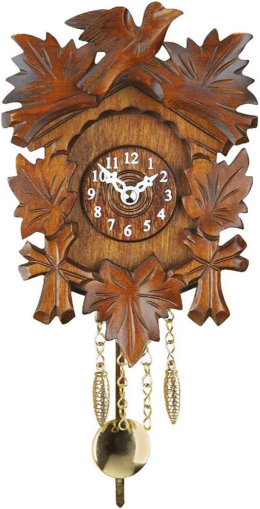 2015SQ Novelty Quartz 5 Leaf Cuckoo Frankenmuth Clock & German Gift Co.