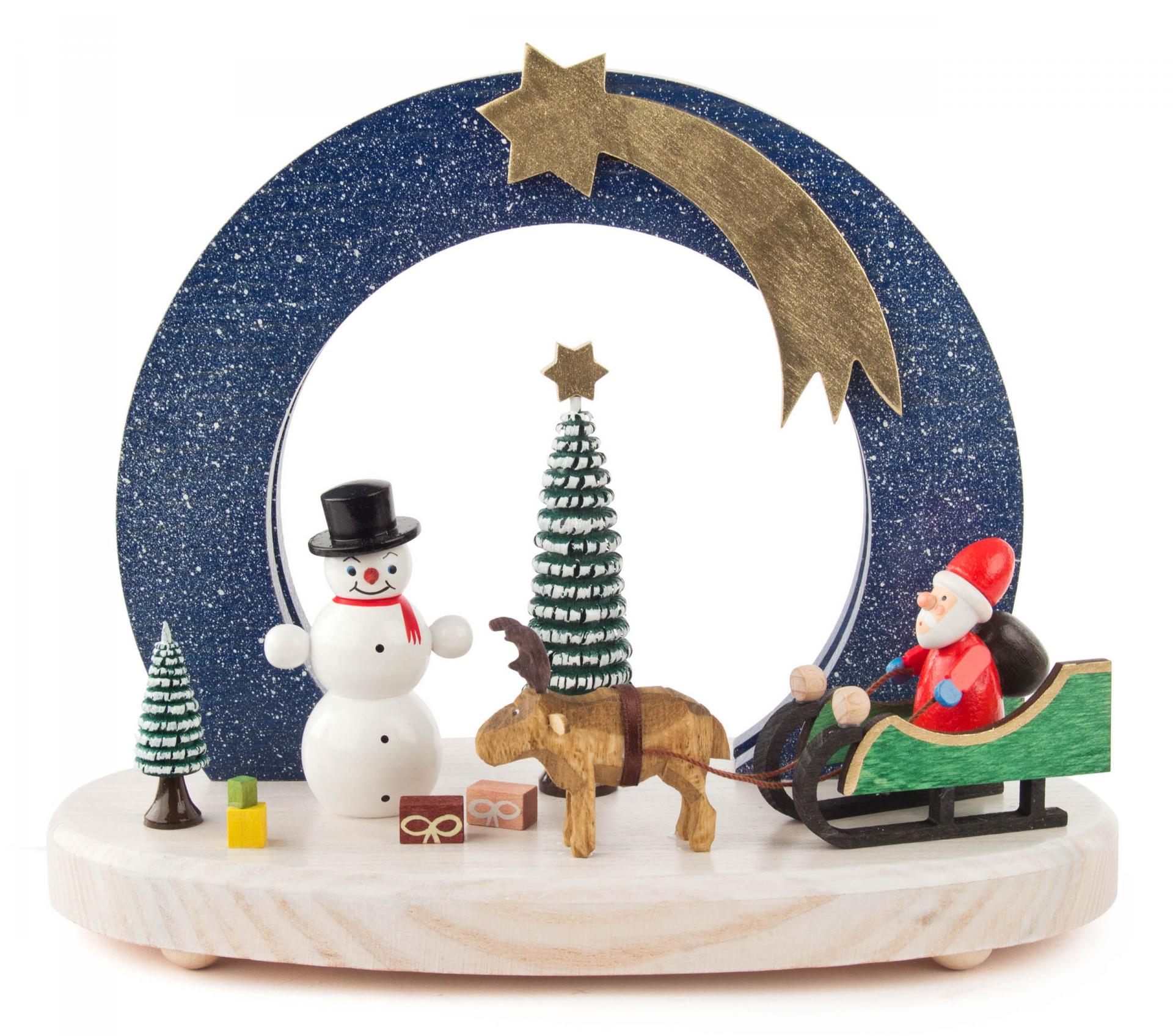 202/976 Candle Arch Santa Frankenmuth Clock & German Gift Co.