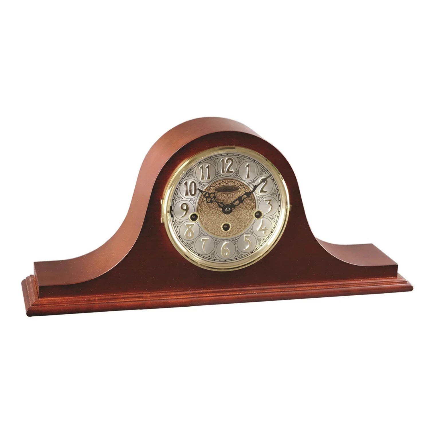 21134-N90340 - Laurel Mantel Clock in Cherry – Frankenmuth Clock