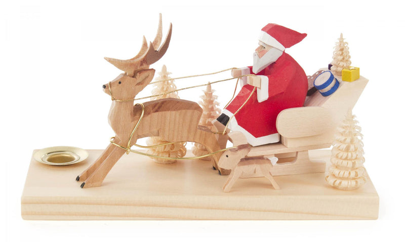 225/072 - Candle Holder with Santa & Reindeer