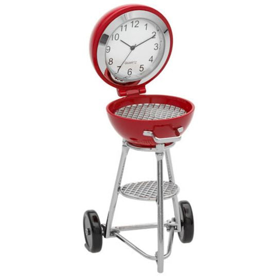 C3637RD -  Red Grill Mini Clock