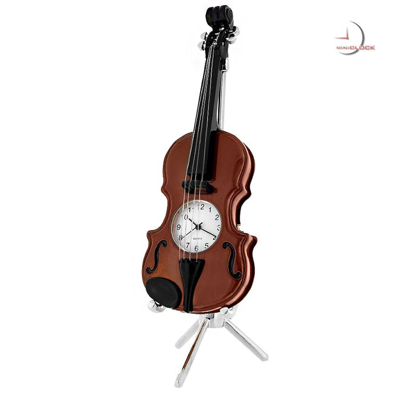 C1154BR - Violin Miniature Clock