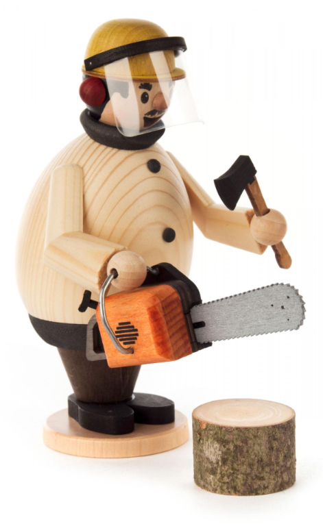 146/1343/39 - "Max" with Chainsaw Smoker