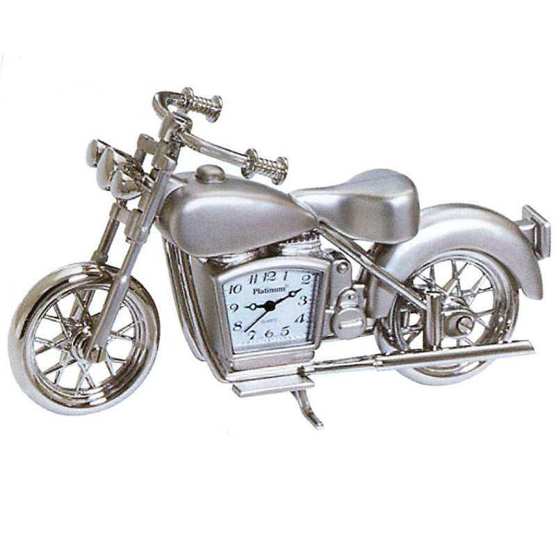 C263SIL - Classic Motorcycle Miniature Clock