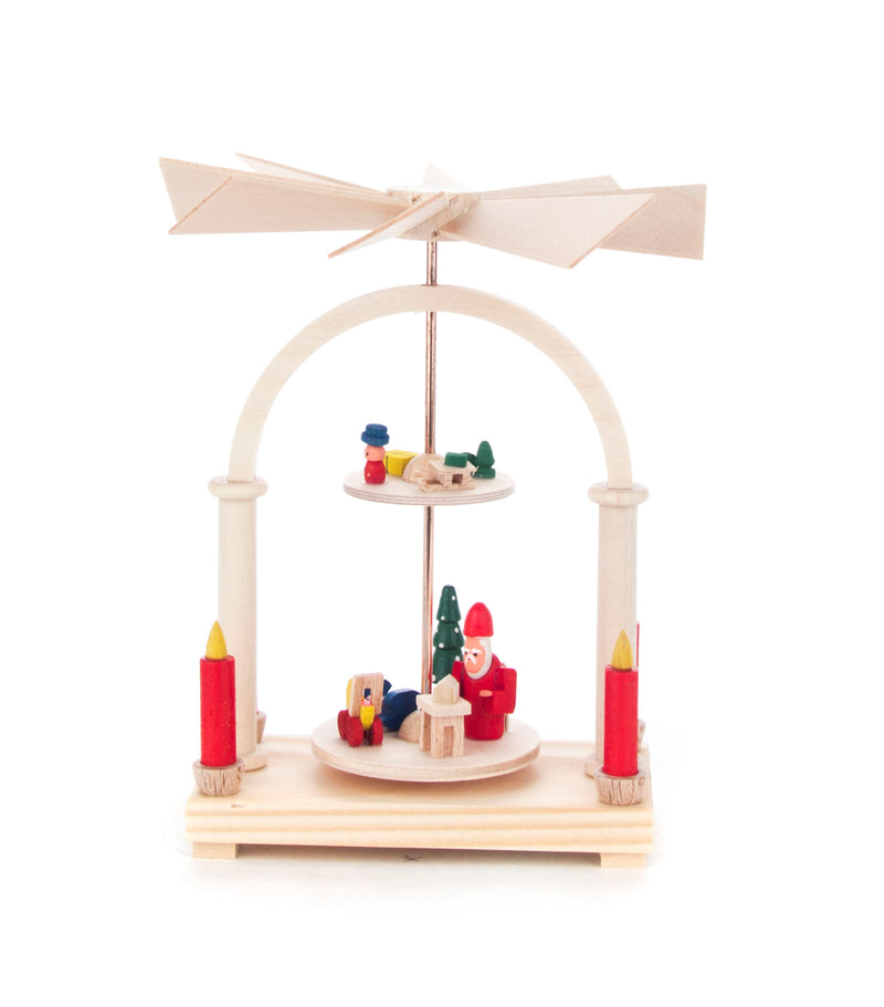074/145 - Miniature Decorative Pyramid with Santa & Child