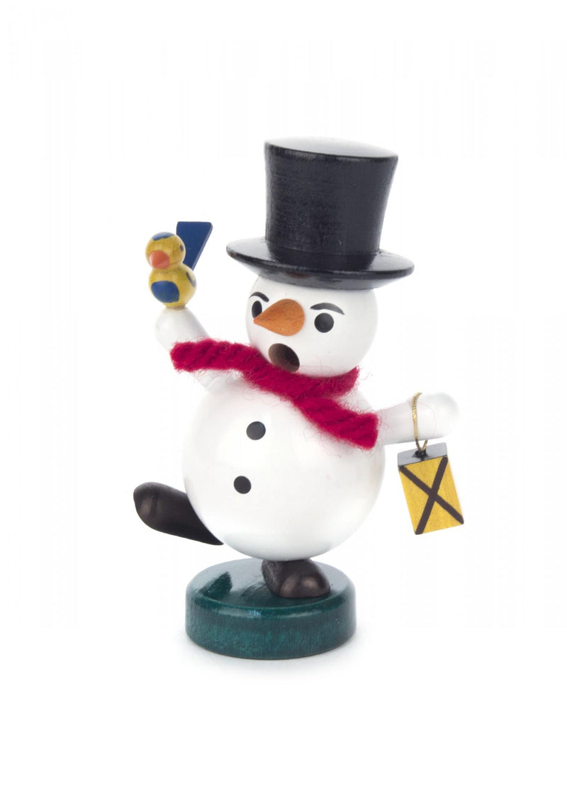 136/040B - Mini Smoker - Dancing Snowman