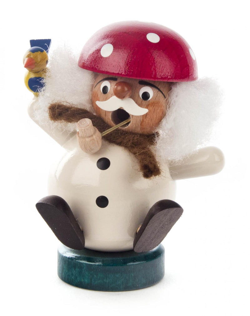 136/068 - Mini Smoker - Man With Mushroom Hat