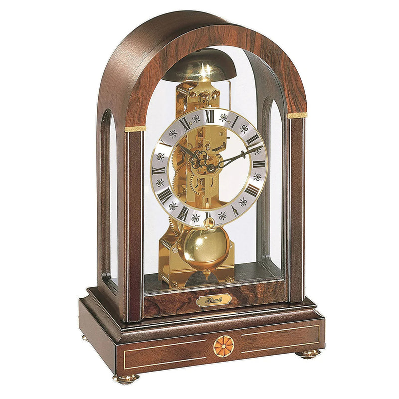 22712-030791 - Hermle Stratford Skeleton Mantle Clock In Walnut