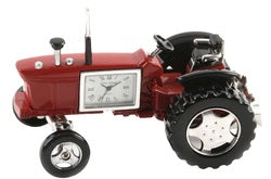 C3470RD - Red Tractor Mini Clock