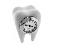C3492WH - White Dentist Clock