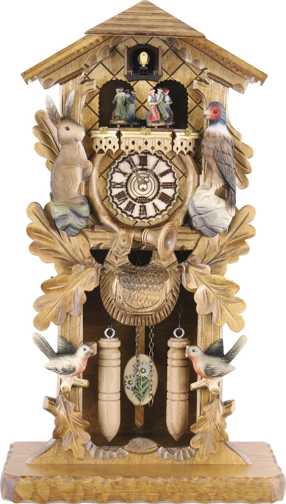 Quartz Musical Painted Standing Mantel Cuckoo Clock - KU386/2QMT