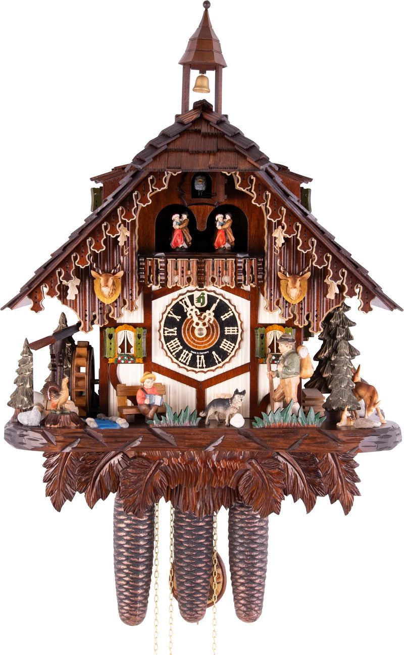 KU8752M - 8 Day Musical Nature Scene Chalet