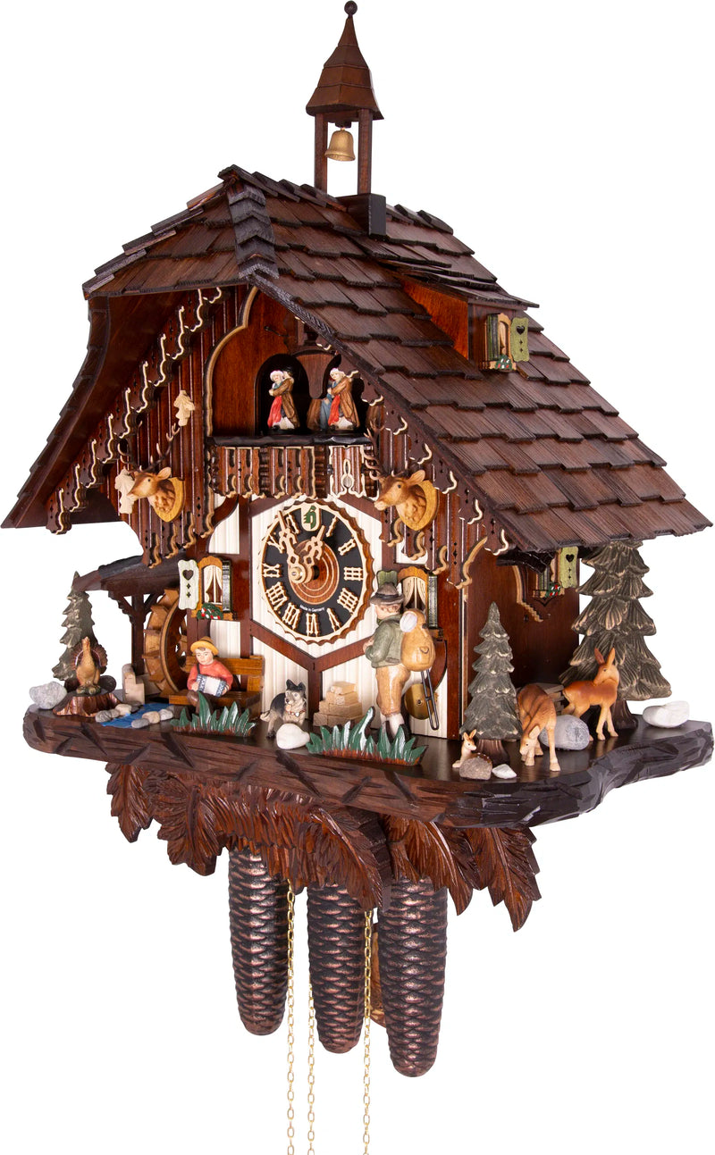 KU8752M - 8 Day Musical Nature Scene Chalet