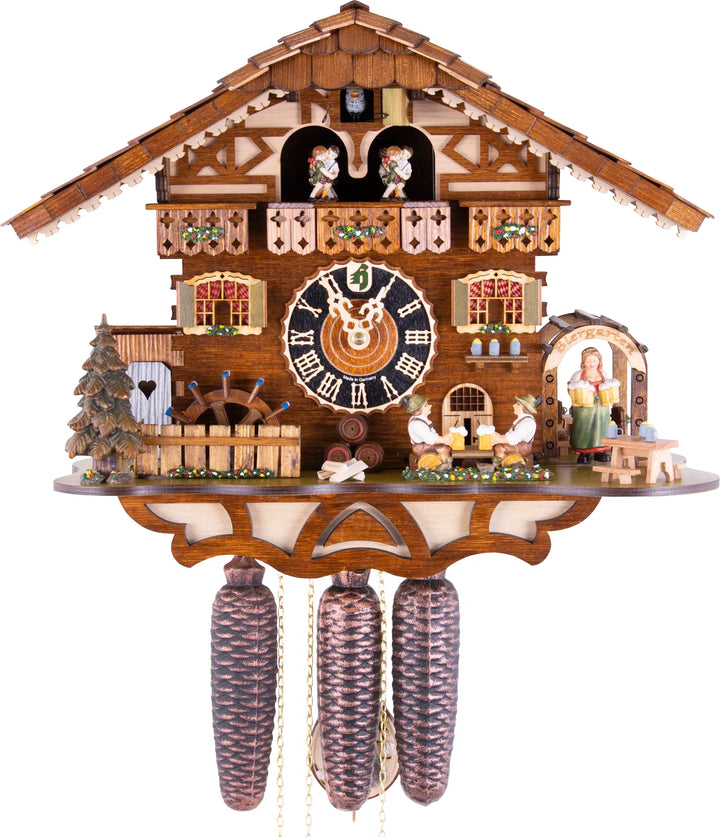 KU8764M - 8 Day Musical Biergarten Chalet Cuckoo Clock