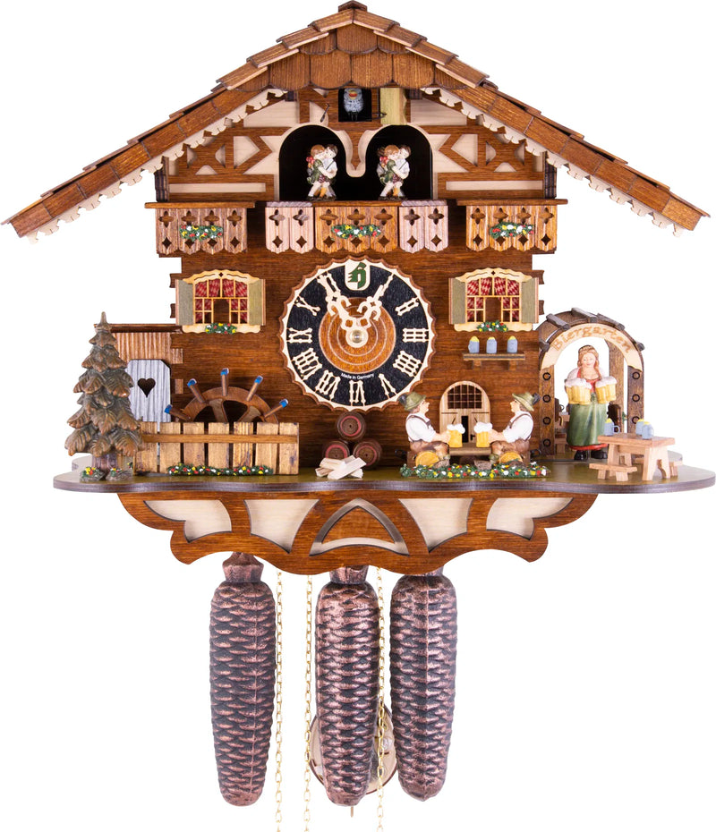 KU8764M - 8 Day Musical Biergarten Chalet Cuckoo Clock