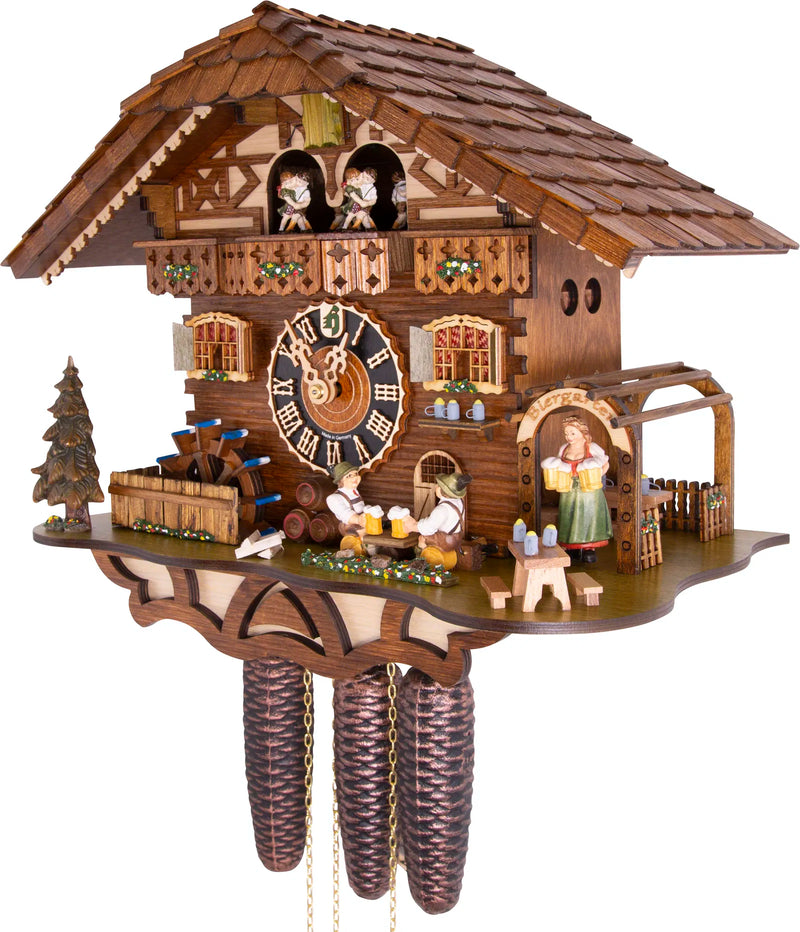 KU8764M - 8 Day Musical Biergarten Chalet Cuckoo Clock