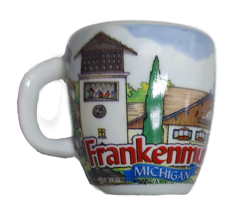 M-698 - Mini Mug Magnet w/ Frankenmuth Logo