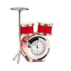 N47RD - Red Drum Set Miniature Clock