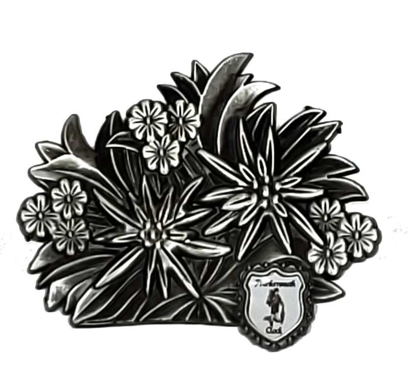0012 - Magnet w/ Edelweiss Flower & Clock Company Crest