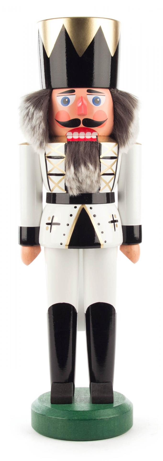 012/015/4 - Nutcracker King White – Frankenmuth Clock & German Gift Co.