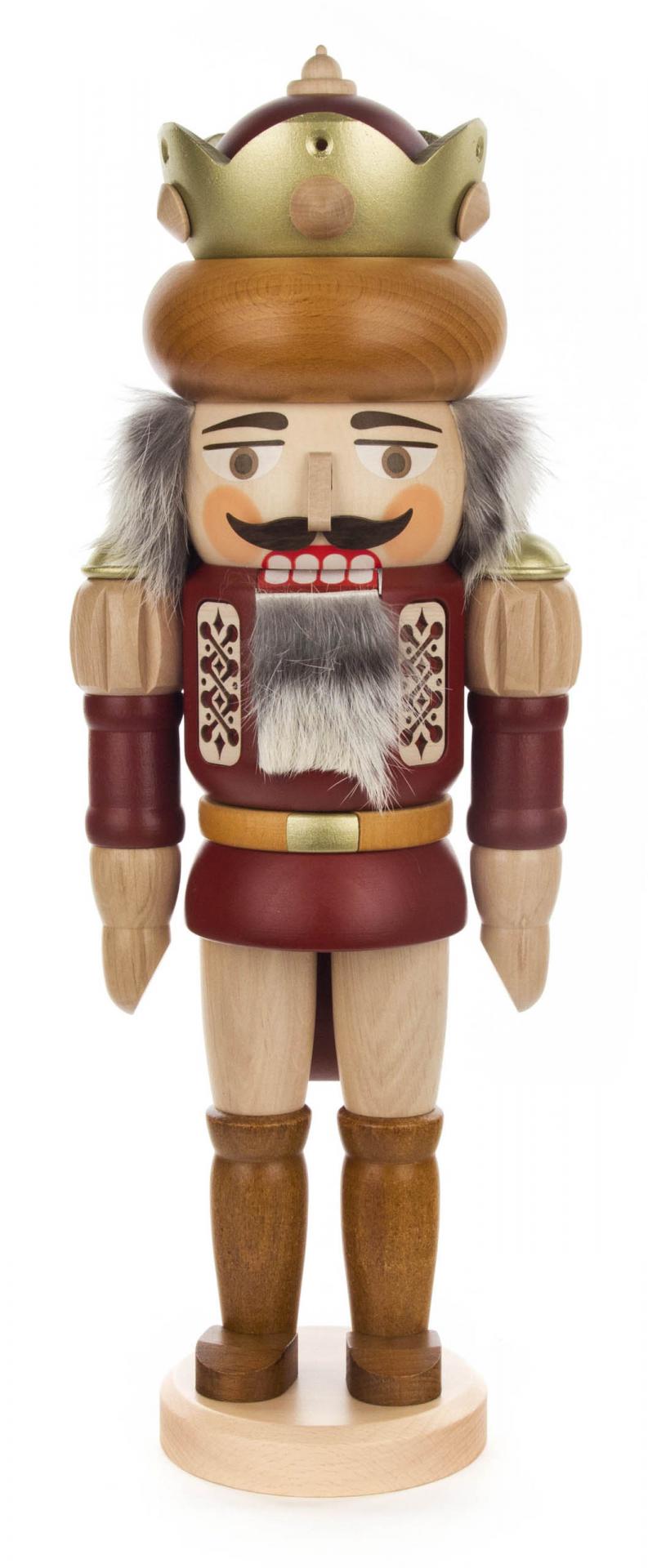 024/065 - King Nutcracker with Natural & Brown Accents