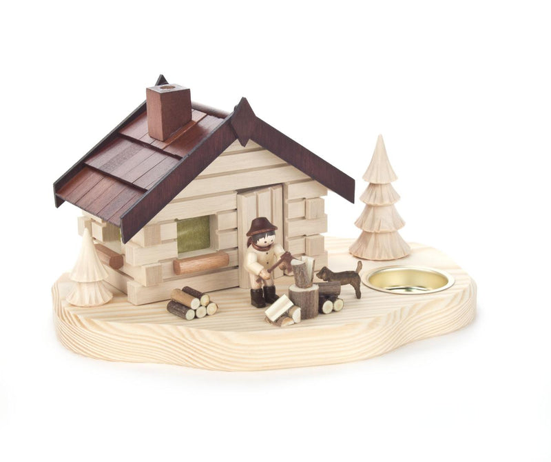 146/1586 - Smoker House-Tealight Holder with Woodworker