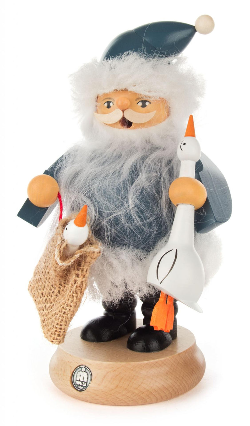 146/1752 - Smoker - Müller Santa with Goose