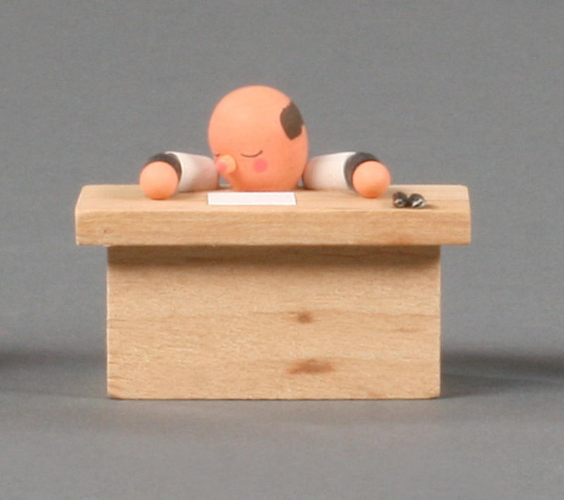 195/069 - Man Asleep at Desk Figurine