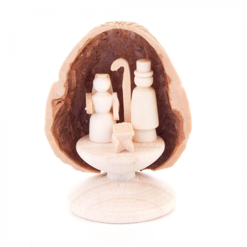 199/132S - Walnut Shell Ornament - Nativity Scene