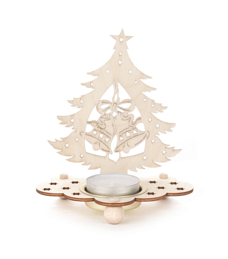 201/227 - Tealight Holder - Christmas Tree with Bells
