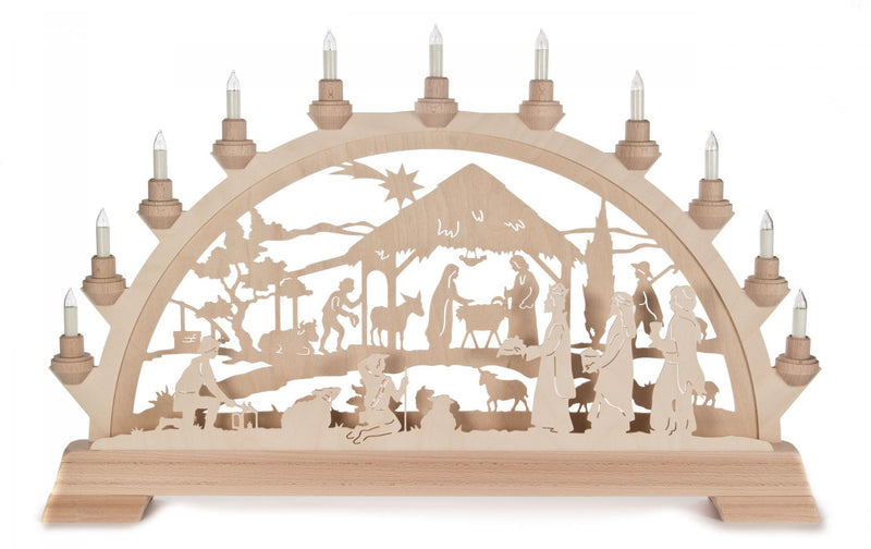 202/253 - Candle Arch - Nativity Scene