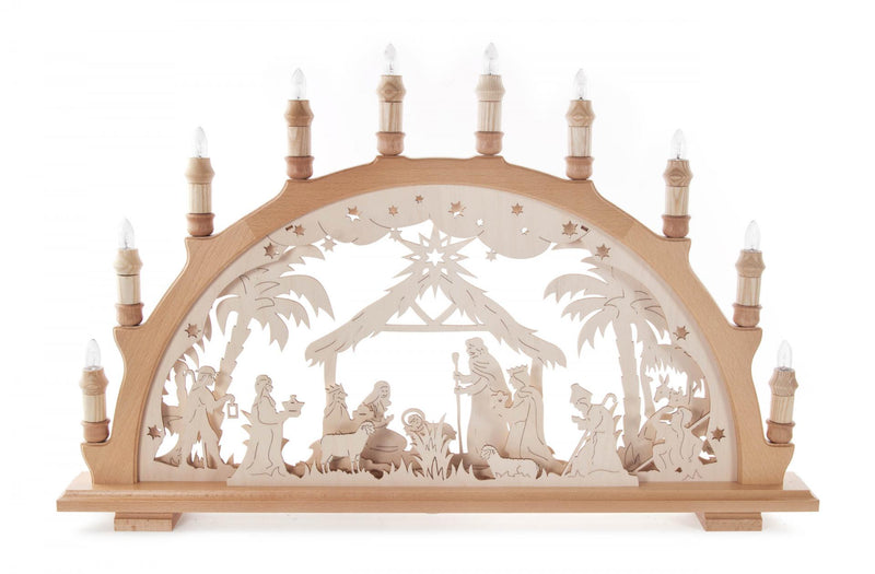 202/776 - Candle Arch - Nativity Scene