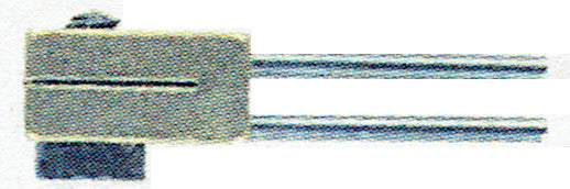 Anniversary clock suspension spring fork 14mm long