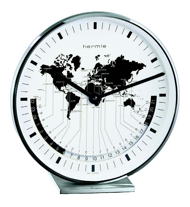 22843-002100 - Buffalo II World Time Table Clock