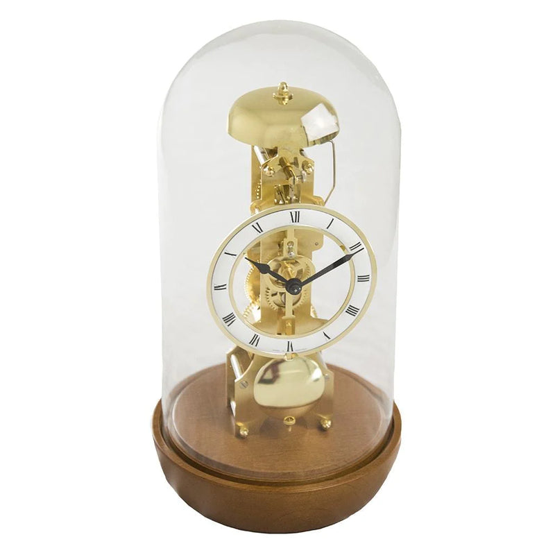 23018-160791 - Light Cherry Skeleton Mantel Clock
