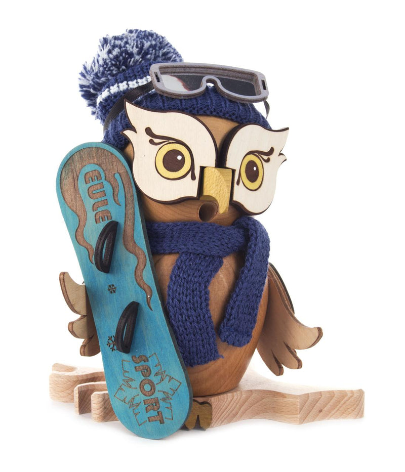146/1670/15 - Snowboarding Owl Smoker