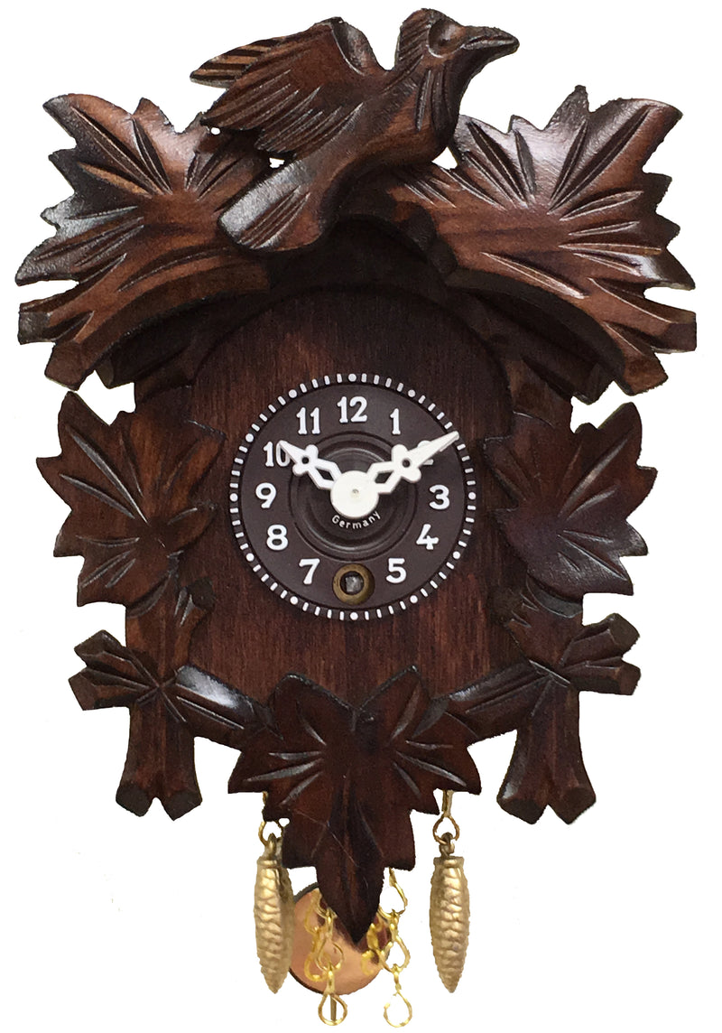 20P - Novelty Key Wind 5 Leaf Cuckoo Clock