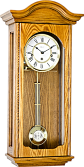 70815-I90341 - Hermle Brooke Wall Clock in Light Oak