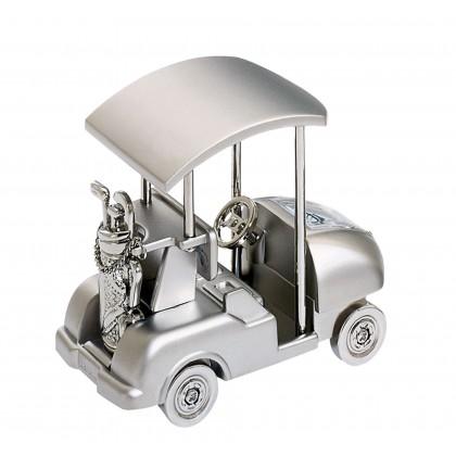 C3570SIL - Mini Golf Cart Clock