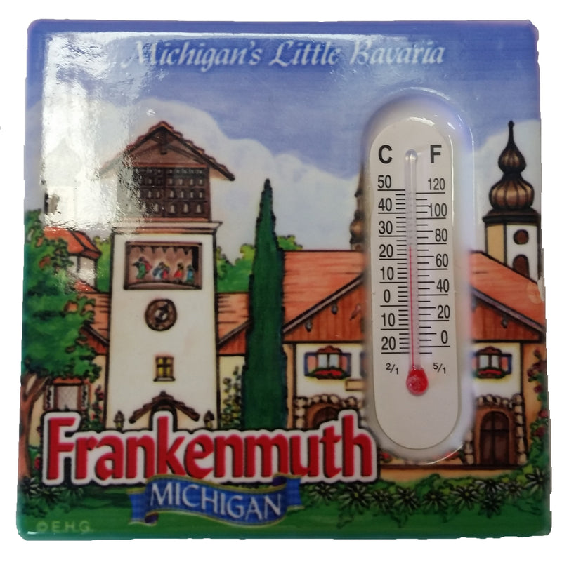 MT-3301-Frankenmuth Magnet Tile w/ Thermometer