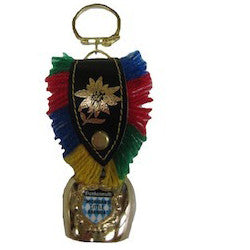 Decorative Cow Bell Keychain