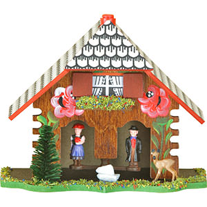 816 - Weather House with Deer