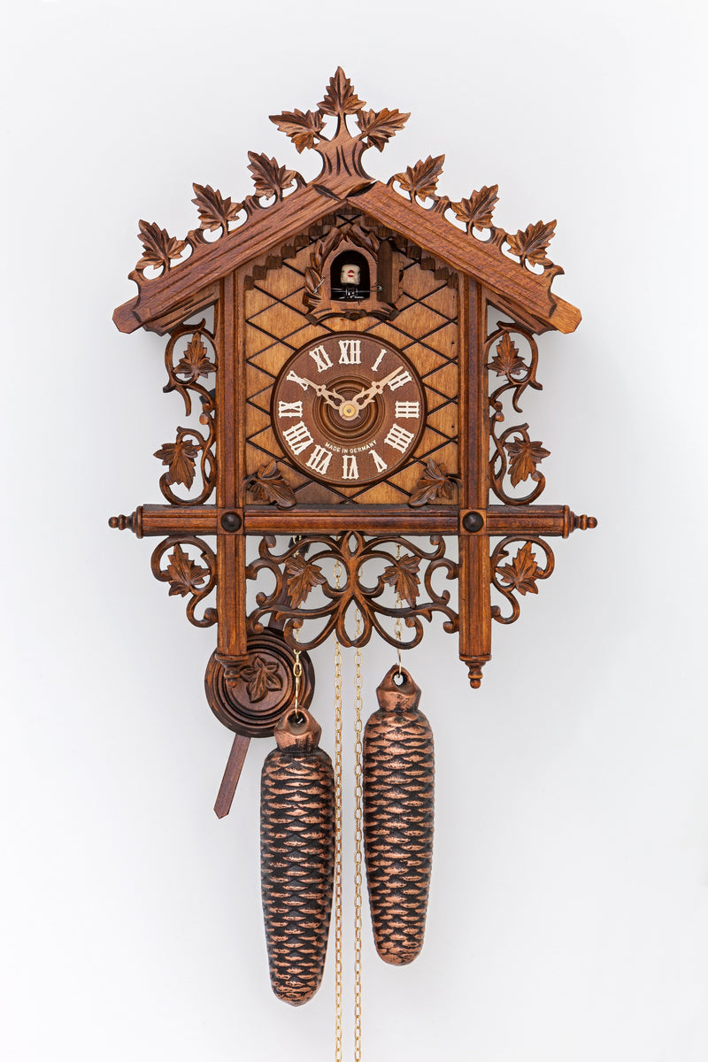 KU819ex - 8D/2W Antique Railroad Style Cuckoo Clock